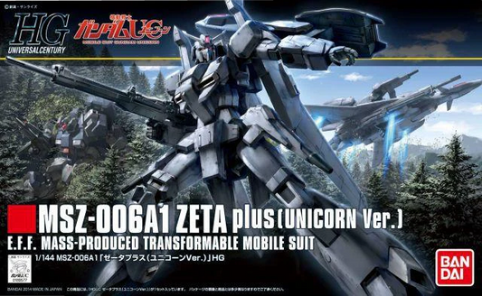 Bandai HGUC 182 MSZ-006A1 Zeta Plus (Unicorn Ver.) (BAS2255546)