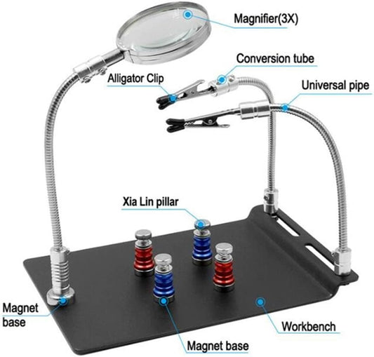 Helping Hands Solder Station.