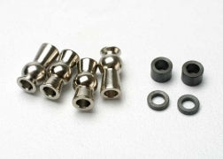 Traxxas Hollow ball, tall centered (2)/ tall offset hollow ball (2)/ bump steer adjustment shims; 3.5mm (2), 1.17mm (2)(5355)