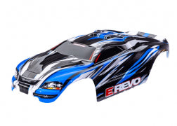 Traxxas Body, 1/16 E-Revo, blue (painted, decals applied) (7115-BLUE)