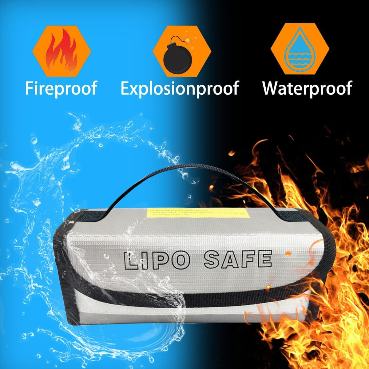 Lipo Battery Bag 185x60x75mm