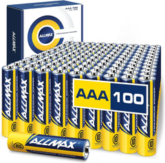 Allmax AAA Maximum Power Alkaline Triple A Batteries (100 Count) – Ultra Long-Lasting, 10-Year Shelf Life, Leakproof Design, Maximum Performance – 1.5V