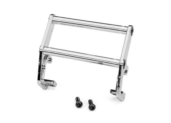 Traxxas Push bar, bumper, chrome (assembled) (fits #9834 bumper) (9833)