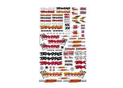 Traxxas Official Team Traxxas® racing decal set (flag logo/ 6-color) (9950)