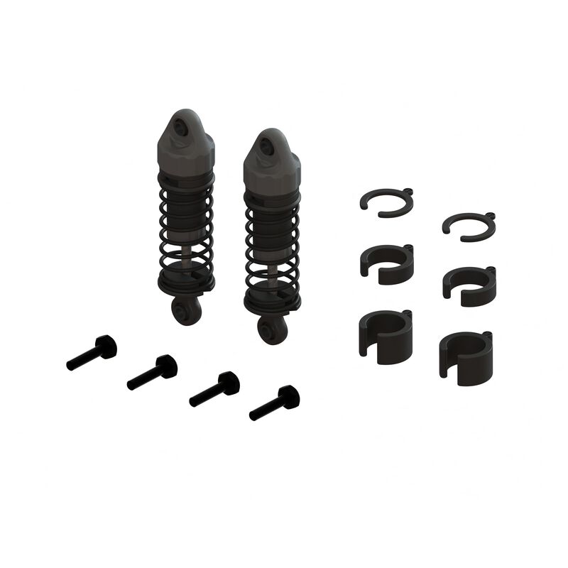 ARRMA Shock Set, 58mm Length, 2000cSt Oil (2pcs) (ARA-1252)