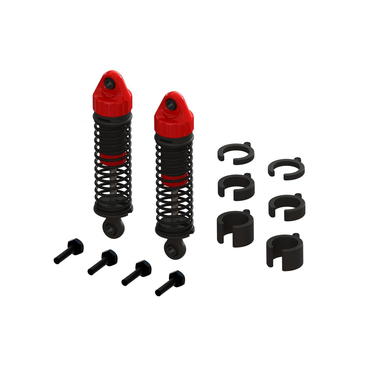 Arrma Shock Set, 58MM Length, 300 CST Oil (2PCS) - GROM (ARA330806)