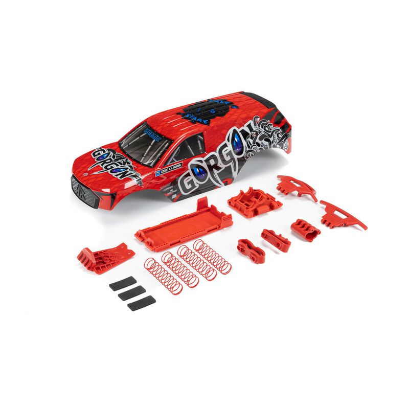 ARRMA GORGON Painted Decaled Body Set, Red  (ARA402351)