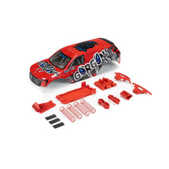 ARRMA GORGON Painted Decaled Body Set, Red  (ARA402351)