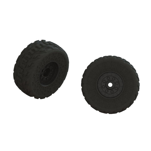 Arrma: dBoots FIRETEAM Tire Set, Glued (2) (ARA550107)