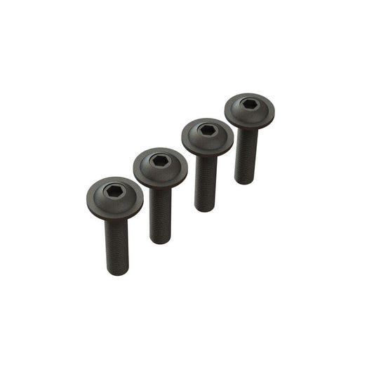 ARRMA: Button Head Screw Flanged M4x18mm (4) (ARA727412)