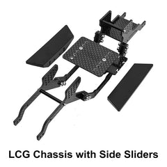INJORA: LCG Carbon Fiber Chassis Kit for 1/18 Redcat Ascent18