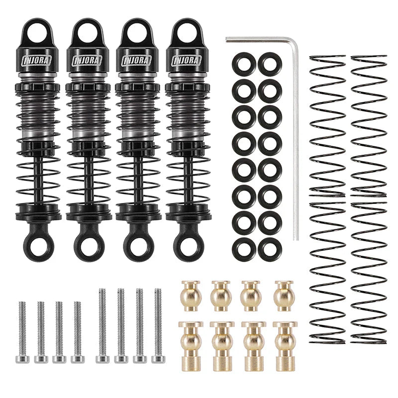 INJORA: 40mm Big Bore Oil Shocks for 1/24 SCX24 FCX24M