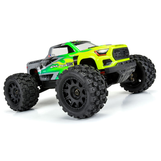 Pro-Line 1/18 Badlands MX 1.85" F/R MTD 12mm Black Raid: Granite GROM (PRO1024110)