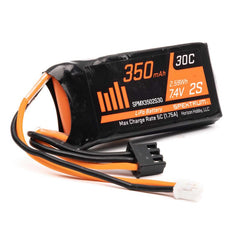 Spektrum 7.4V 350mAh 2S LiPo Battery: SCX24 PH 2.0 (SPMX3502S30)