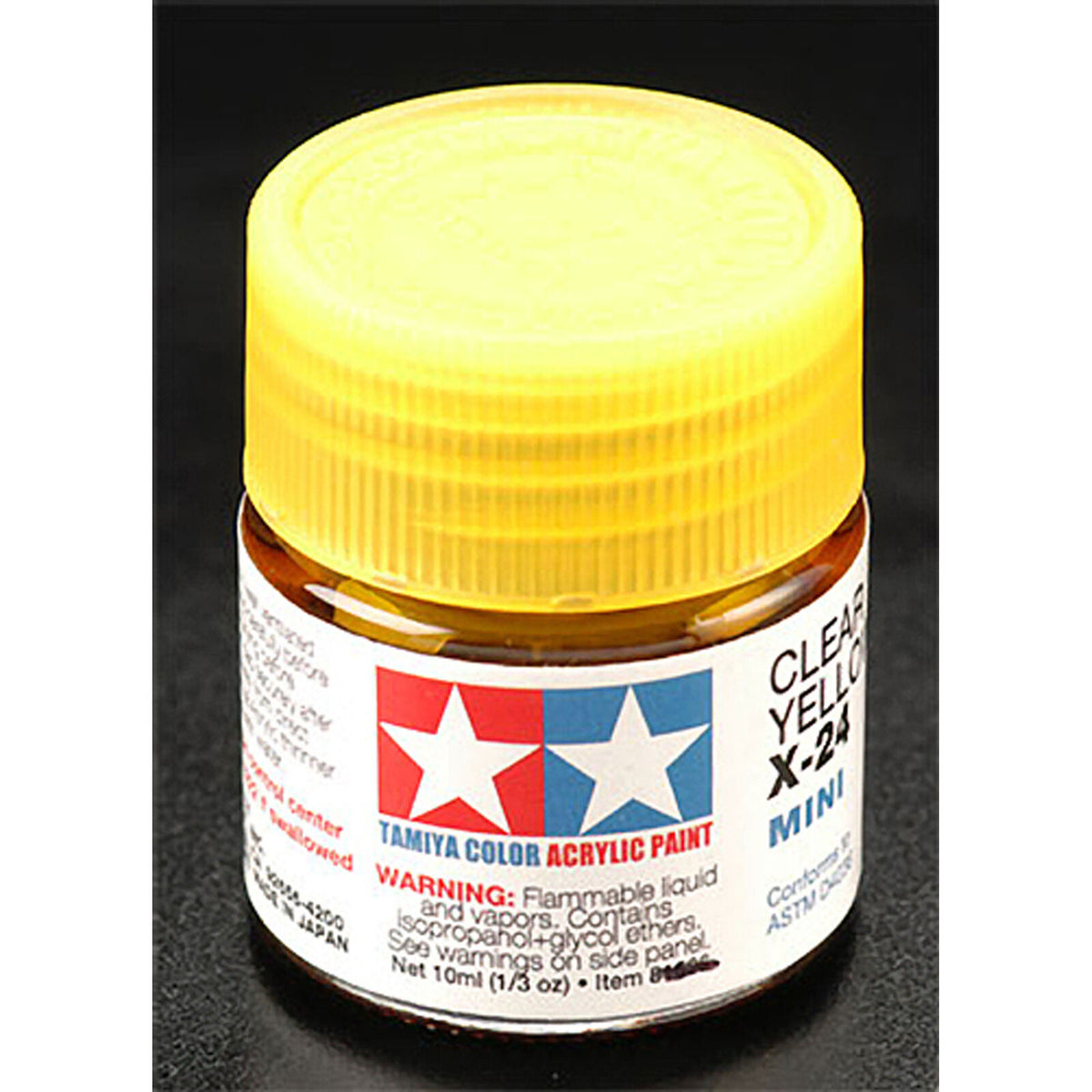 Tamiya Acrylic Mini X24, Clear Yellow (TAM81524)