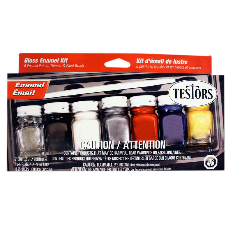 Testers Enamel Kit: Household, 6 Colors  (TES9115X)