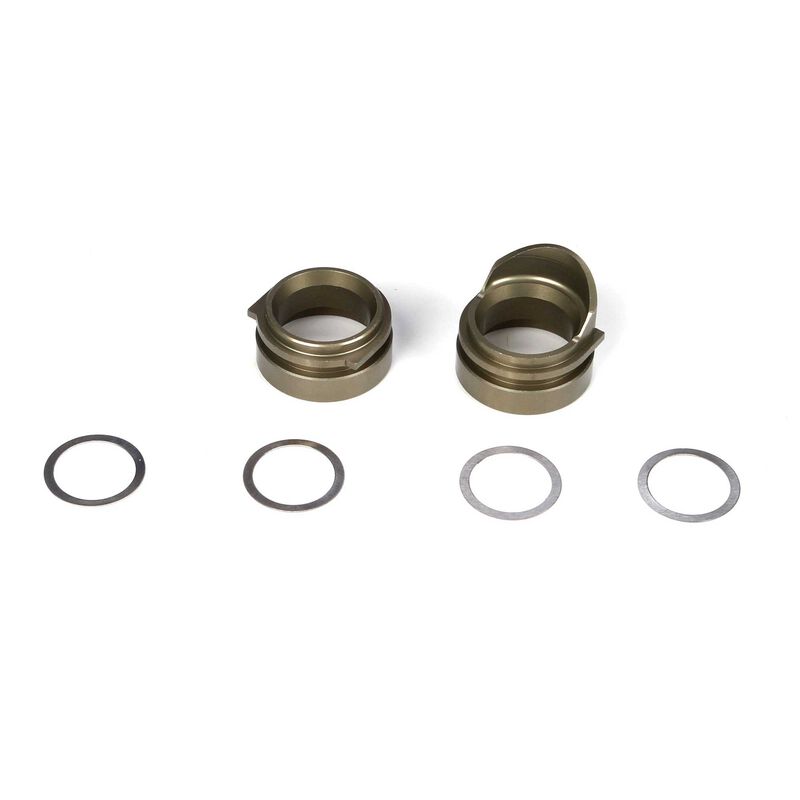 TLR Rear Gearbox Bearing Inserts, Alum (2): TEN (TLR3100)