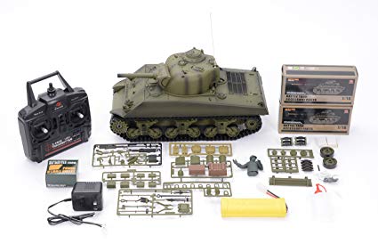 Heng Long V7.0 1-16 U.S.A M4A3 "Sherman" RC Tank(BB AND IR)  (3898-FULL PRO)