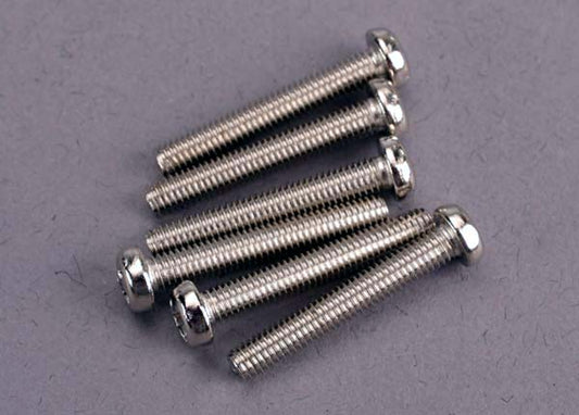 Traxxas Screws, 3x20mm Roundhead Machine (6) (2566)