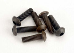 Traxxas Screws, 3x10mm Button-Head Machine (hex drive) (6) (2577)