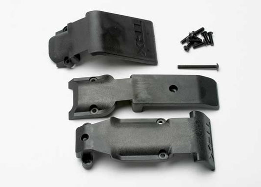 Traxxas Skid Plate Set, Front (2 pieces, plastic)/ Skid Plate, Rear (1 piece, plastic) (5337)