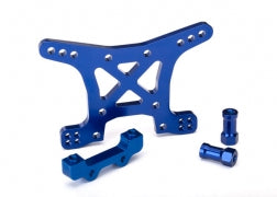 Traxxas Shock Tower, Front, 7075-T6 Aluminum (blue-anodized) (6839X)