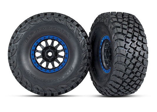 Traxxas Tires and Wheels, Assembled, Glued (8474X)