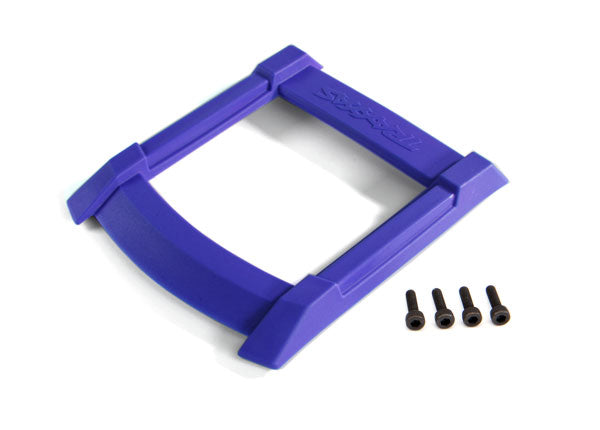 Traxxas Skid Plate, Roof (body) (blue)/ 3x12mm CS (4) (8917X)