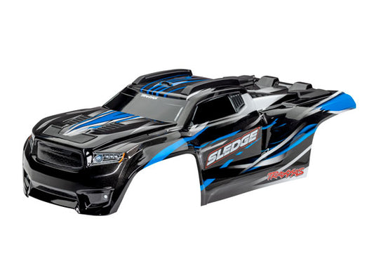 Traxxas Body, Sledge®, blue (painted, decals applied) (9511A)