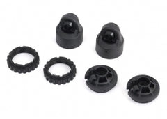 Traxxas Shock caps, GT-Maxx® shocks (2)/ spring perch/ adjusters (2) (for 2 shocks) (for Sledge™) (9664)