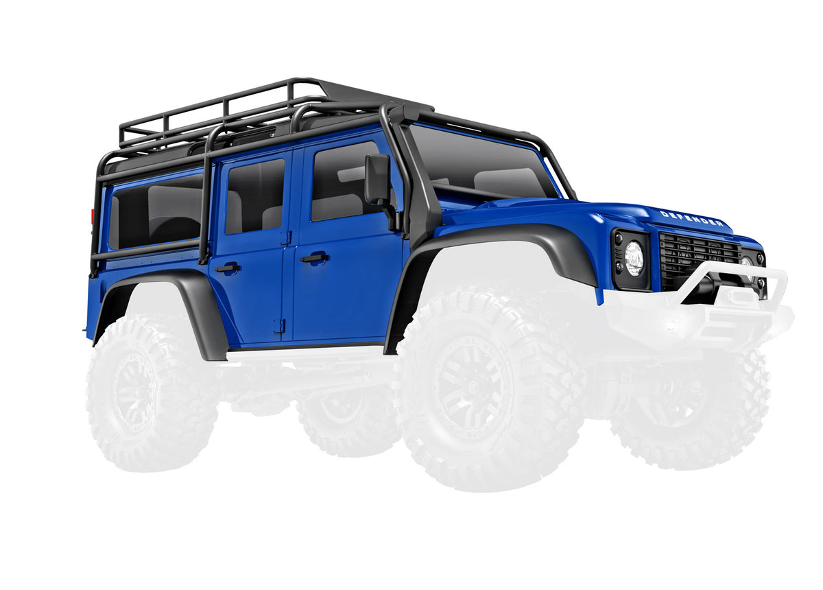 Traxxas Body, Land Rover® Defender®, complete, blue (9712-BLUE)