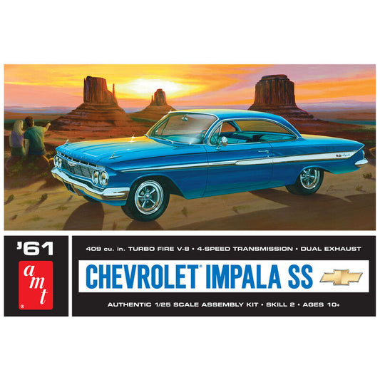 AMT 1/25, 1961 Chevy Impala SS, Model Kit (AMT1013)