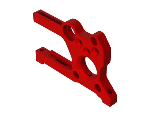 Arrma Aluminum Motor Mount (Red) (ARA320482)