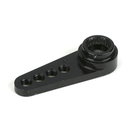 Dynamite 1/2 Machined Aluminum Servo Arm, Black: JR/Air (DYN2535)