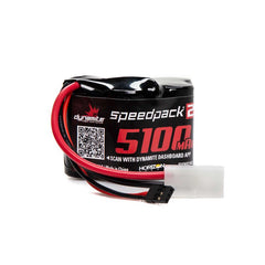 Dynamite Speedpack 2 6V 5100mAh 5C NiMH, Hump Receiver Pack, BAJA 5B (DYNB2442)