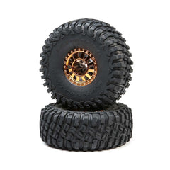 Losi 2.2 Wheels with BFG Tire, Copper: Lasernut U4 (LOS43028)