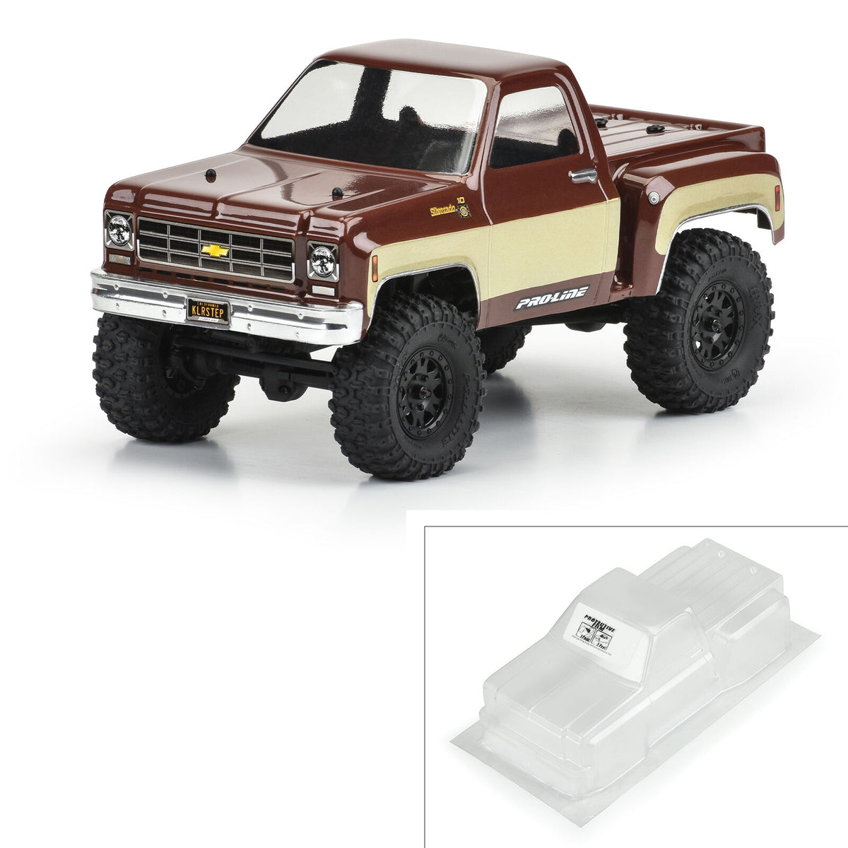 Pro-Line 1/24 1978 Chevy K-10 Clear Body: SCX24 (PRO358300)