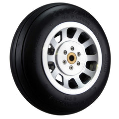 Robart Scale P-51 Aluminum Wheel 5" (1) (ROB13850SP51)