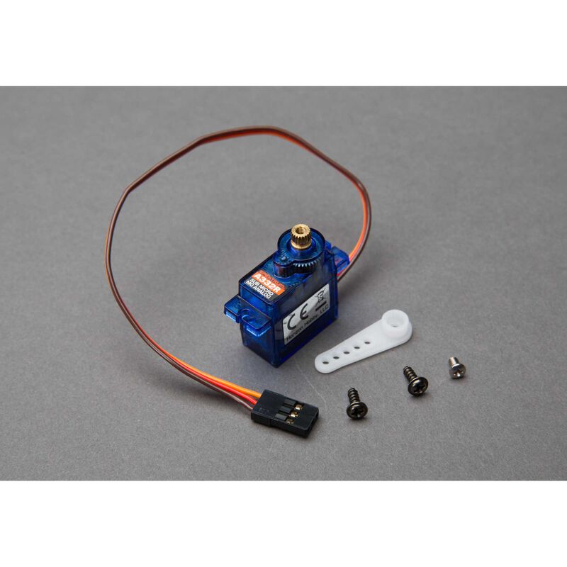 Spektrum A332R Sub-Micro Analog 9g Metal Gear Aircraft Servo, Reversed (SPMSA332R)