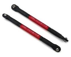 Traxxas Push Rods, Aluminum (RED-anodized), Heavy Duty (2) (8619R)