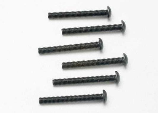 Traxxas Screws, 3x25mm Button-Head Machine (hex drive) (6) (2581)