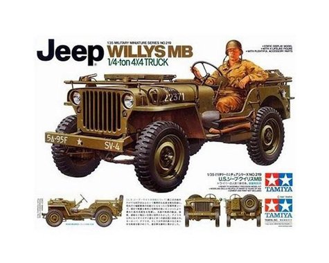 Tamiya 1/35 Jeep Willys MB 1/4 Ton Truck (TAM35219)