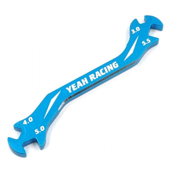 Yeah Racing Aluminum 7075 Turnbuckle Wrench 3MM 4MM 5MM 5.5MM (Blue) (YT-0197BU)